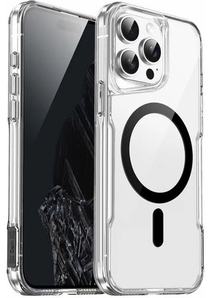 Iphone 12 Pro Max Kılıf T-Max Magsafe Renkli Sert Mika Alp + Ekran Koruyucu