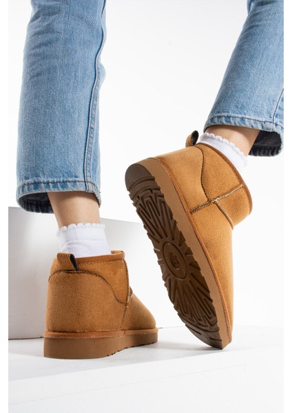 Liana Taba Süet Ince Tabanlı Içi Kürklü Kadın Bot fiyatları