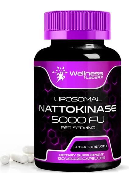 Wellness Labs Lipozomal 5000 Fu Nattokinase 120 Kapsül