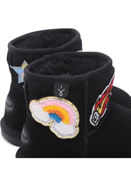 Wallaby Mini Play Unisex Çocuk Siyah Bot fırsatları