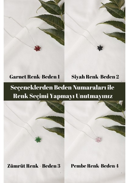 925 Ayar Gümüş, Işıklı Kutuda, Lotus Çiçeği Kolye