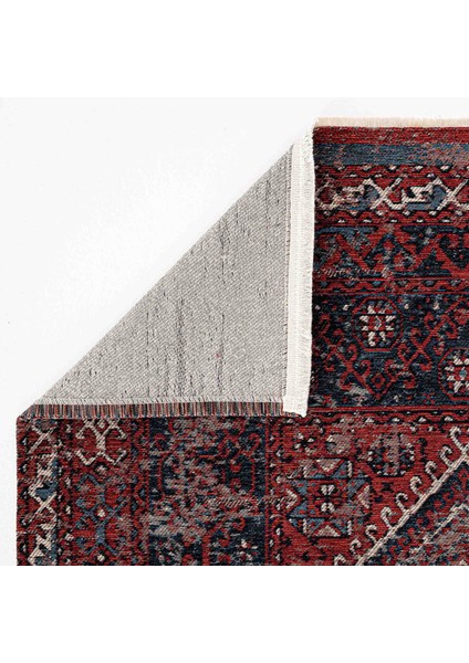 Mabel MB 02 Multy Anadolu Kilim Antik Desenli Kaymaz Taban Yıkanabilir Vintage Dokuma Makine Halısı