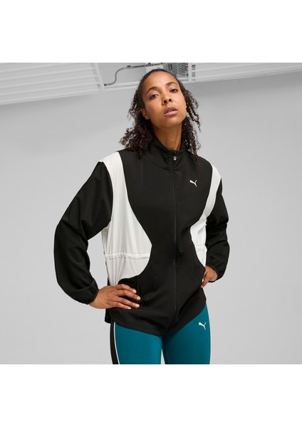 Training Woven - Long Kadın Siyah Koşu Ceketi fiyatları