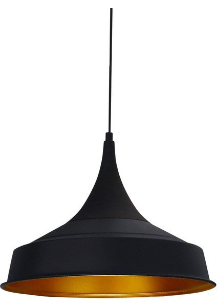 Tomsa Asaletli Siyah Tekli Avize Sarkıt Lamba Salon Yatak Odası Restoran Pastane Avizeleri indirimleri