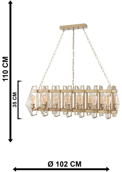 Imera 14.lü Sıralı Eskitme Avize modelleri