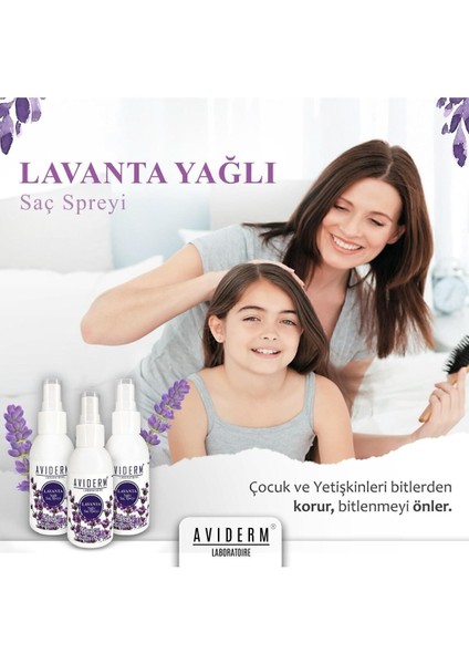 Lavanta Yağlı Saç Spreyi 100 ml