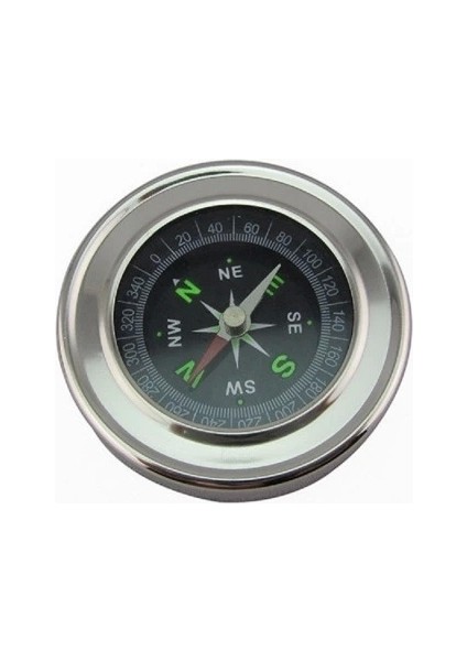 Populermarketim - Yuvarlak Metal Kasa Dayanıklı Pusula 60MM