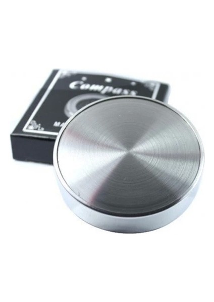 Populermarketim - Yuvarlak Metal Kasa Dayanıklı Pusula 60MM
