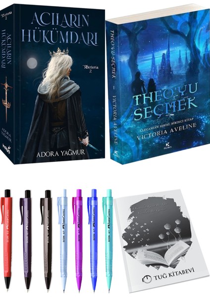 Theo'yu Seçmek ve Acıların Hükümdarı Adora Yağmur 2li Set + Hediyeli
