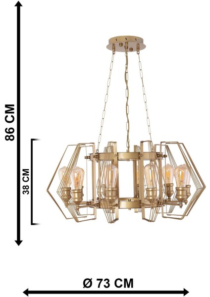 Imera 10.lu Yuvarlak Eskitme Avize modelleri