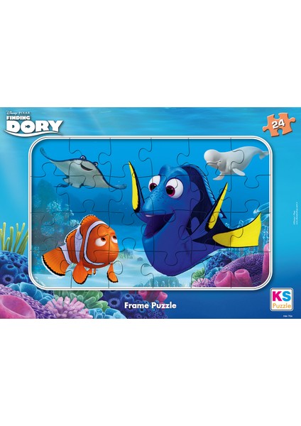 Ks Puzzle 24 Parça Kayıp Balık Dory Frame Puzzle