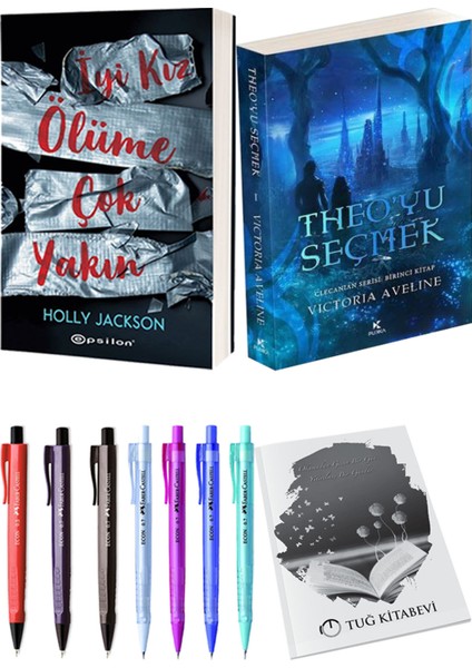 Theo'yu Seçmek ve Epsilon Yayınevi Iyi Kız Ölüme Çok Yakın Holly Jackson 2'li Set + Hediyeli