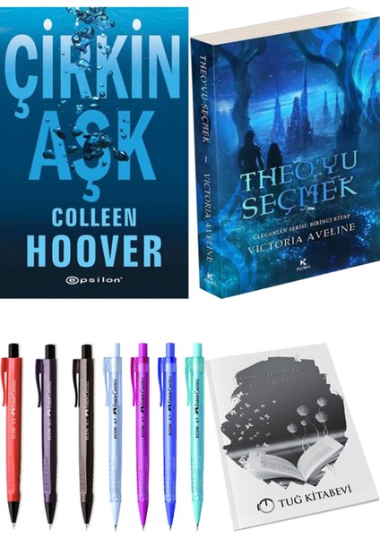 Theo'yu Seçmek ve Epsilon Yayınevi Çirkin Aşk Colleen Hoover 2'li Set + Hediyeli