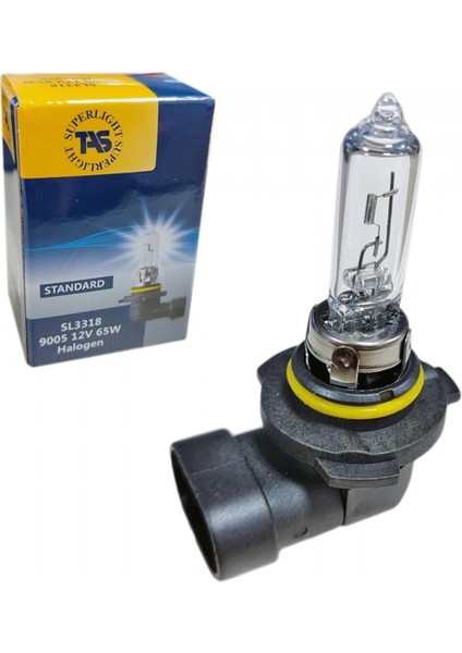 Tas Süperlight 12V 9005 Ampul Halogen 65W SL3318 (10 Lu)
