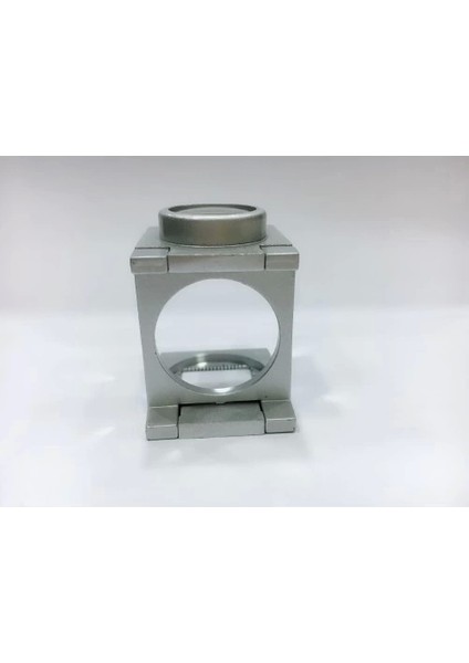 Populermarketim - 20 mm Büyüteç Lup Dokumacı Büyüteci Full Çelik Katlanabilir TH9007A
