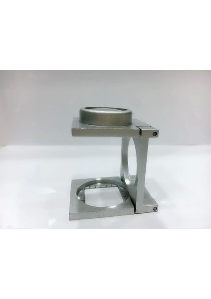 Populermarketim - 20 mm Büyüteç Lup Dokumacı Büyüteci Full Çelik Katlanabilir TH9007A