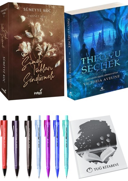 Theo'yu Seçmek ve Şimdi Işıkları Söndürmeli Sümeyye Koç 2li Set + Hediyeli