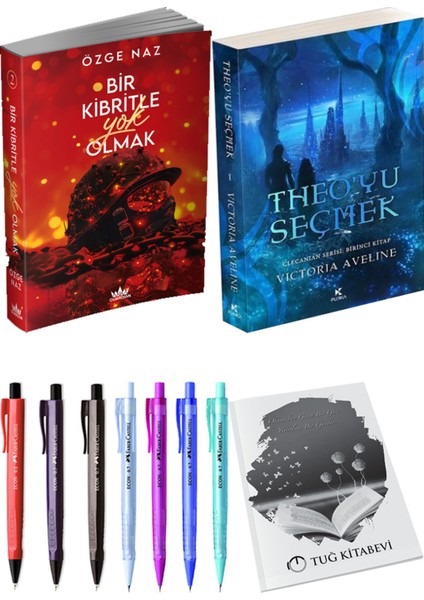 Theo'yu Seçmek ve Guardian Yayınları Bir Kibritle Yok Olmak 2 Özge Naz 2'li Set + Hediyeli