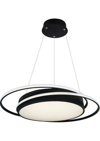 Lara / Sarkıt Avize / 75 cm / Çemberli / 3 Renk Işık / Antrasit Gövde modelleri