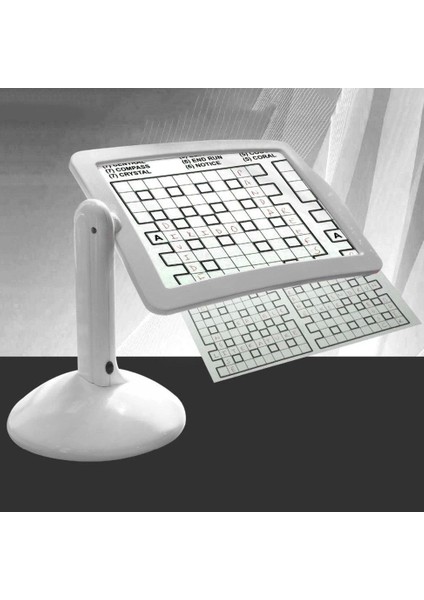 Populermarketim - 3x 360 Derece Döndürme Ekranlı, Çok Fonksiyonlu Masaüstü Büyüteç 3x