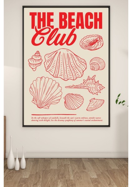 A3 The Beach Club Baskılı Poster