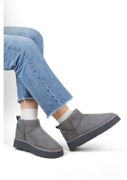 Pierre Cardın 52709 Ug Kısa Süet Kürklü Spor Kadın Bot