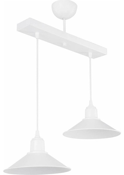 Maya 2li Sıralı Beyaz Salon- Oturma Odası - Çocuk Odası -Mutfak - Yemek Odası Avize fiyatları