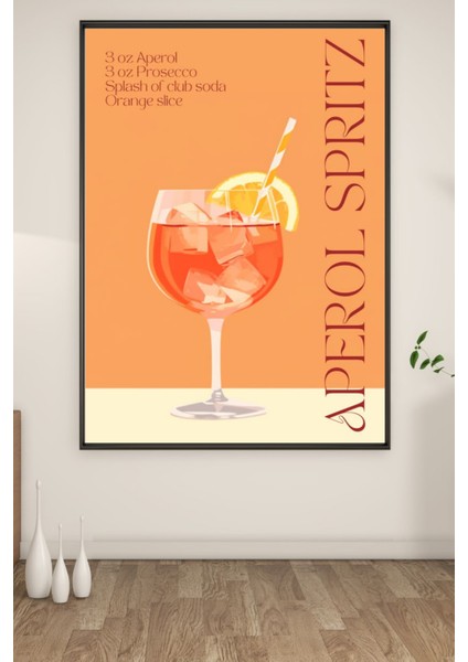 A3 Aperol Spırıtz Baskılı Poster