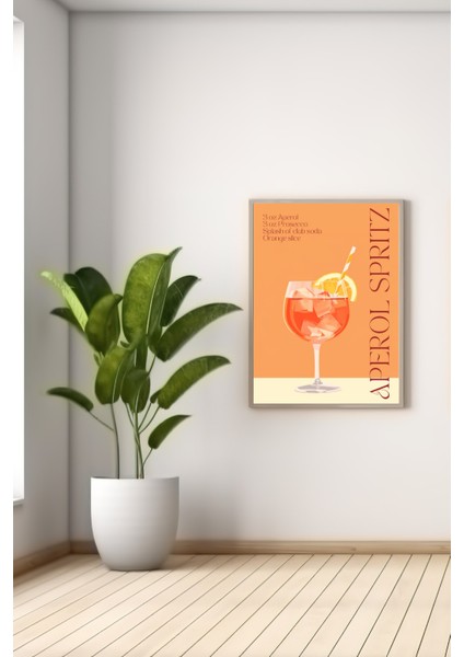 A3 Aperol Spırıtz Baskılı Poster