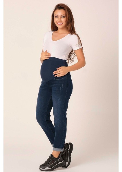 Hamile Regular Fit Kot Pantolon Lacivert fiyatları