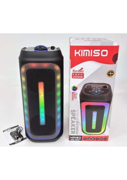 QS-3627 Bluetooth Rgb Hoparlör