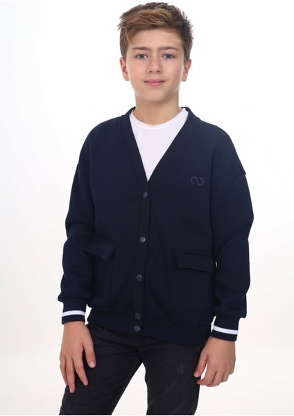 Erkek Çocuk Baskılı Hırka