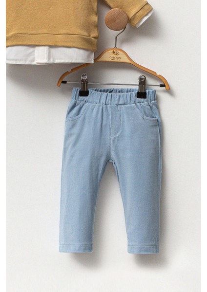 Pamuklu Gömlek Pantolon Ve Trikolu 3'Lü Erkek Bebek Takım fiyatları