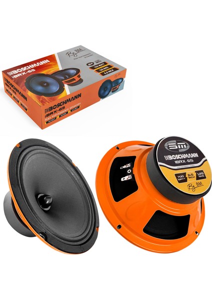 Ibrx-65 Oto Midrange 16CM 700 Watt (125 Rms) 2 Adet