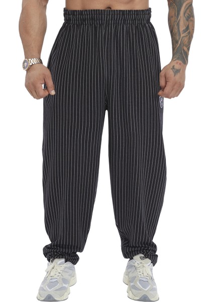 Loose Fit Çizgili Yazlık Eşofman Altı Fitness Pantolon Bgsm PNT1398 fiyatları