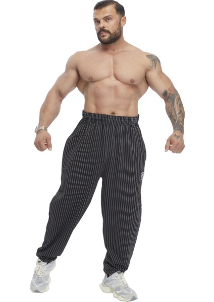 Loose Fit Çizgili Yazlık Eşofman Altı Fitness Pantolon Bgsm PNT1398 indirimleri