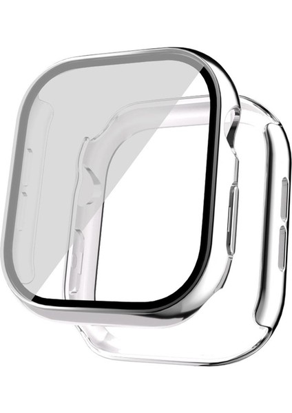 Apple Watch 10 / 11 46 mm Uyumlu Ekran Koruyucu Kasa Koruma Electroplate Parlak Tasarım Tam Koruma