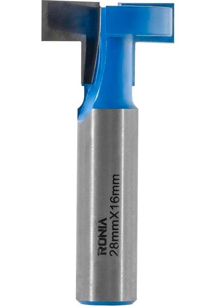Ahşap Freze Bıçağı 13-28016012 Dört Kanatlı T Yivli Kanal Açma Freze Ucu Sap 12 mm