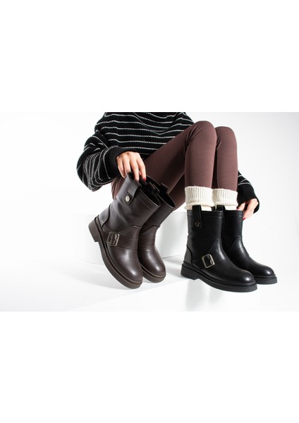 Juten Siyah Cilt Içi Peluş Kadın Bot indirimleri