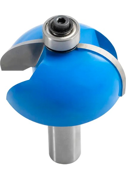 Ahşap Freze Bıçağı 10B-44519012 Rulmanlı Lamba Radüs Freze Ucu Sap 12 mm