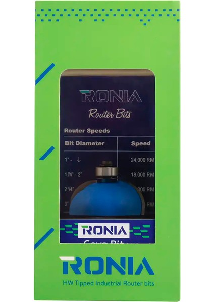 Ahşap Freze Bıçağı 10B-44519012 Rulmanlı Lamba Radüs Freze Ucu Sap 12 mm fırsatları