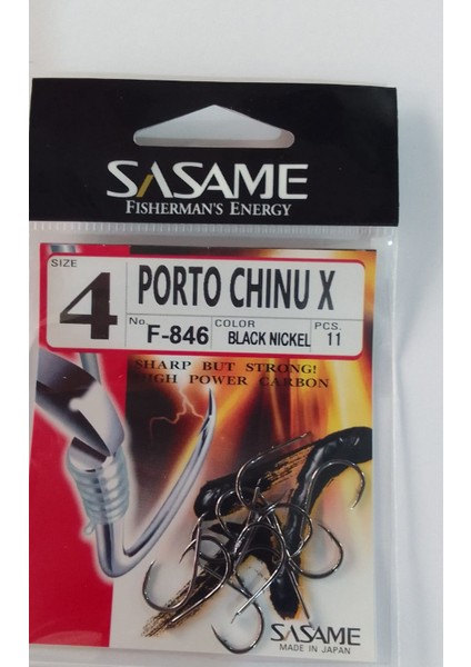 Porto Chınu x F-846 No: 4 Olta Iğnesi