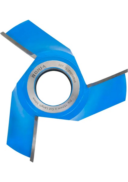 Ahşap Freze Bıçağı 05T-15260035R40 Sert Metal Plaketli Balık Sırtı Freze Ucu 35 mm