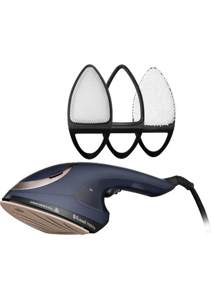 Steam Genie 28370-56 Multi Ütü [buharlı Düzleştirici & Buharı Ütü] 2'si 1 Arada (1700W, 20G/DK Buhar, Isıya Dayanıklı Çanta, 3 Eklenti: Giysi, Perde, Döşeme) Seyahat Ütüsü 28370-56