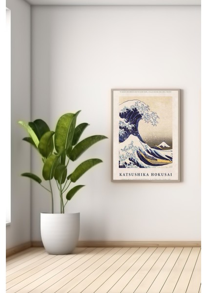 A3 Katsushıka Hokusaı Baskılı Poster