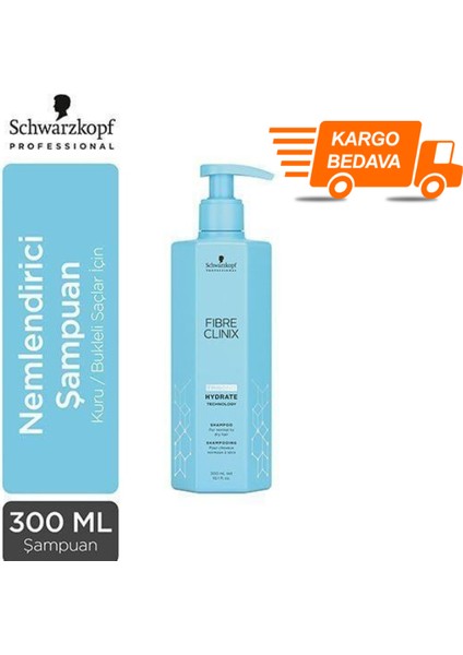 Fibre Clinix Hydrate Nemlendirici Şampuan 300ML - %100 Orijinal