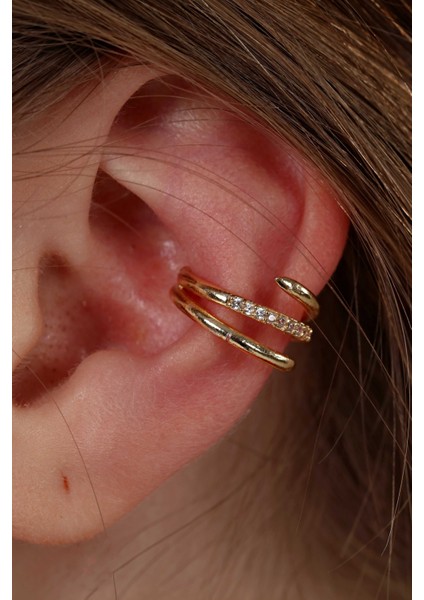 Gold Sarmal Earcuff Set modelleri