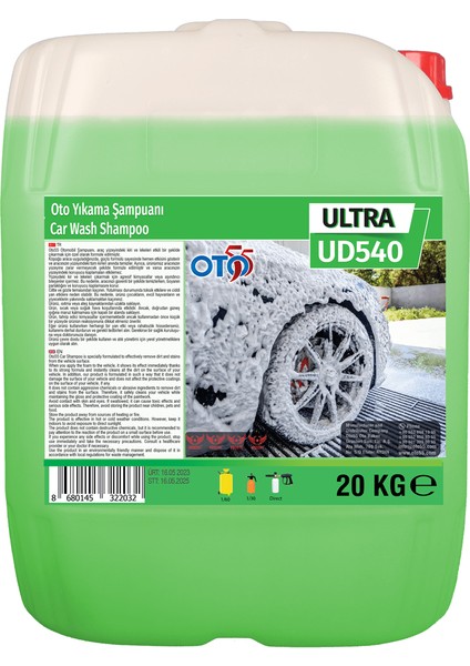 UD540 Cilalı Fırçasız Oto Şampuanı