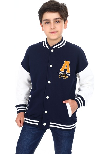 Erkek Çocuk Baskılı Kolej Hırka