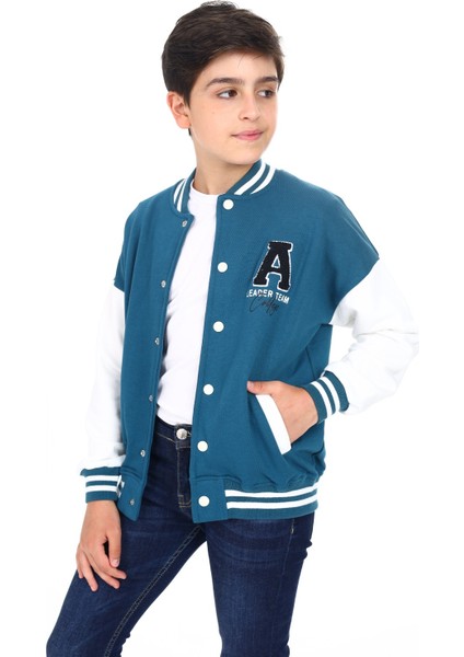 Erkek Çocuk Baskılı Kolej Hırka modelleri